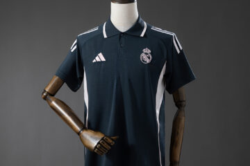 Real madrid 25/26 polo – Black & Pink